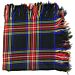 Scottish Black Stewart Tartan Kilt Fly Plaid