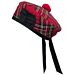 Scottish Royal Stewart Tartan Glengarry Balmoral Hat