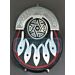 Black & White Leather Hunting Sporran