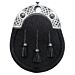 Traditional Black Bovine Full Dress Sporran