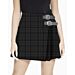 Black Shadow Tartan Women's Kilt