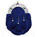 Blue Rabbit Fur Dress Sporran