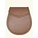 Brown Leather Semi Style Leather Sporran