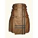 Brown Real Leather Gothic Style Kilt