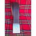 Celtic Oval Chrome Buckle With Brown Leather Kilt Belt