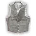Grey Argyle Jacket Vest