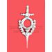 New Scottish Thistle Kilt Pin
