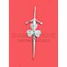 Shamrock Kilt Pin