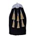 Vintage White Tassel Black Horse Hair Sporran