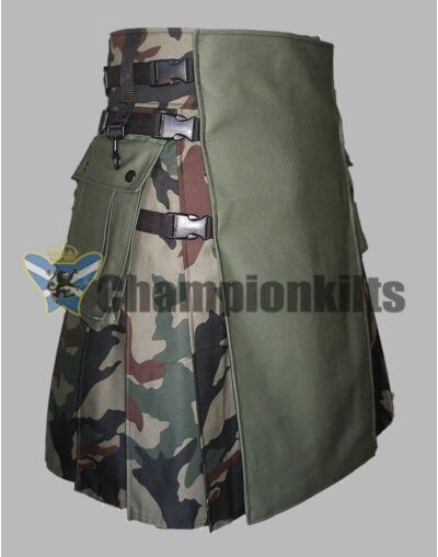 Gothic Camouflage Hybrid Kilt