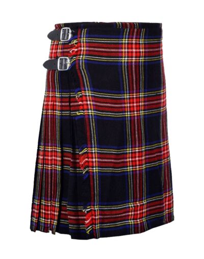 Black Stewart Tartan Kilt