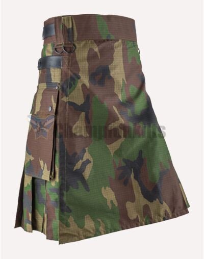 Camo Combat Utility Kilt