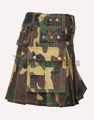 Army Camo Utility Kilt For Women