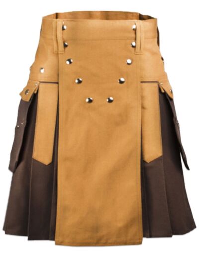 Caramel & Brown Workman Utility Kilt