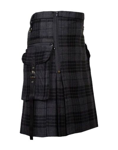 Cargo Pocket Night Watch Tartan Kilt