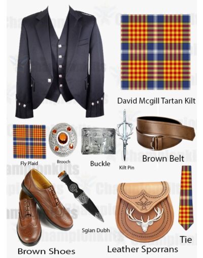 David McGill Tartan Kilt Outfit Deal