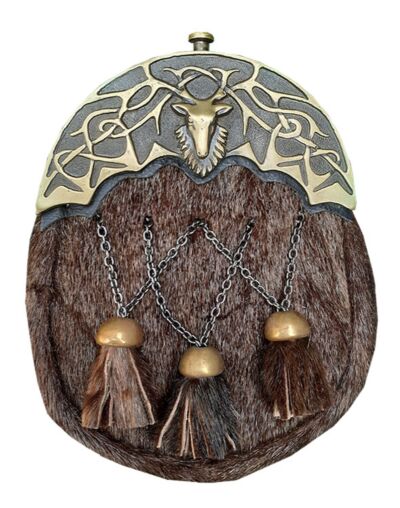 Full Dress Brown Seal Skin Sporran