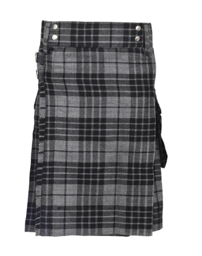 Grey Watch Tartan Utility Kilt