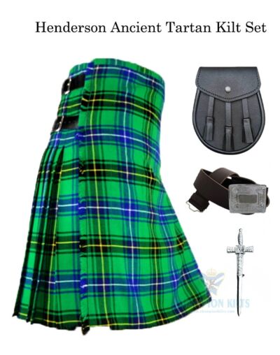 Henderson Ancient Tartan Kilt Set