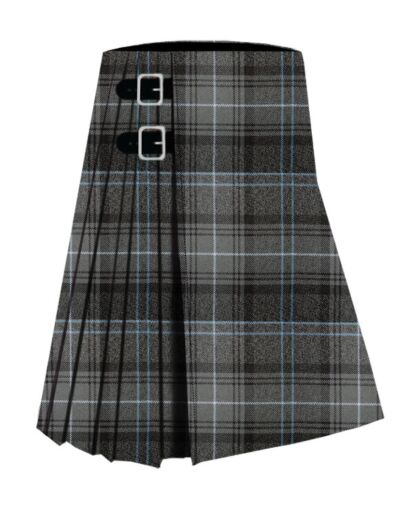 Highland Granite Blue Tartan kilt