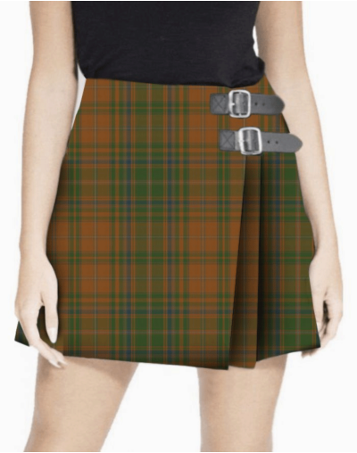 Macdougall Ancient Modern Tartan Women Kilt