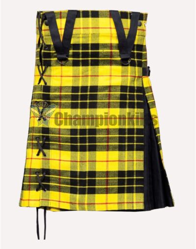 Macleod Of Lewis Modern Box Pleated Hybrid Kilt