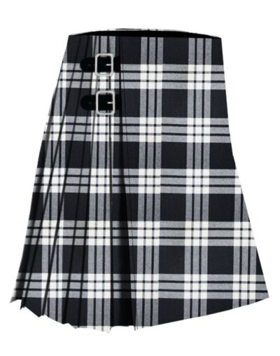 McFarlane Black & White Tartan Kilt
