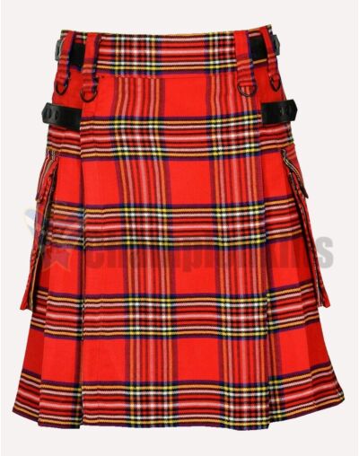 Royal Stewart Tartan Utility Kilt For Sale