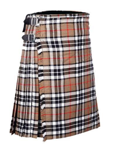 Thompson Camel Tartan Kilt