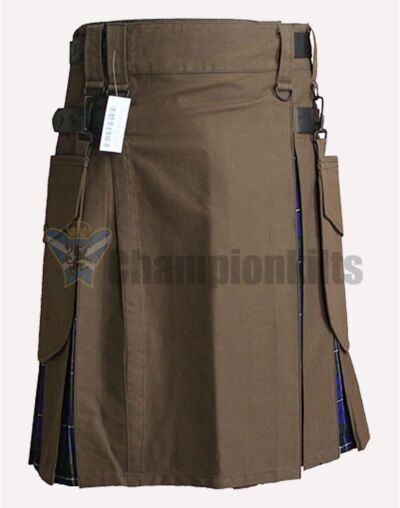 Cotton And Tartan Hybrid Kilt For Sale