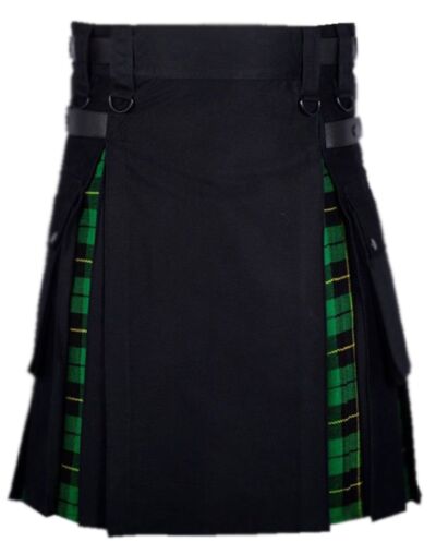 Wallace Hunting Tartan Black Hybrid Kilt